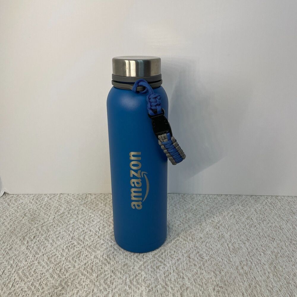 h2go Amazon 32oz Stainless Steel Double-Wall Insulated Bottle Screw Top